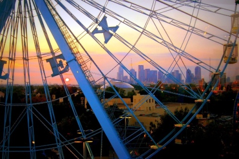 Ferris-Wheel-Dallas-Skyline-the-state-fair-of-texas